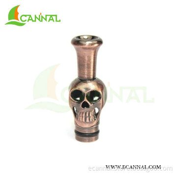 E-Cigarette Copper Skull Drip Tip for 510 (ECD04)